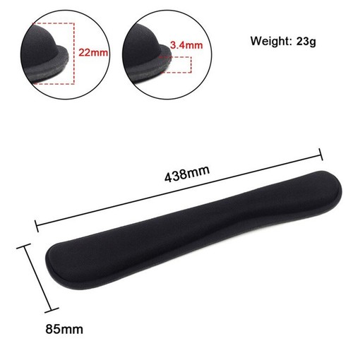 Keyboard Mouse Working Hand Rest Cushion Pad Office Wrist Pillow Holder - Photo 7/20