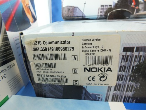 Original Nokia 9210 Rae-3N Communicator Box mode d'emploi livre notice M - Photo 2 sur 15