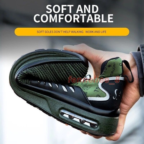 Men Safety Shoes Work Boots Security Indestructible Sneakers Puncture-Proof - Picture 10 of 19