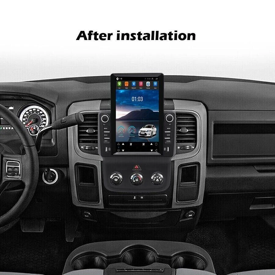 Apple Carplay Car Radio Stereo for Dodge Ram 2013-2018 1500 3500 9.7" GPS Navi Foto 3 de 4