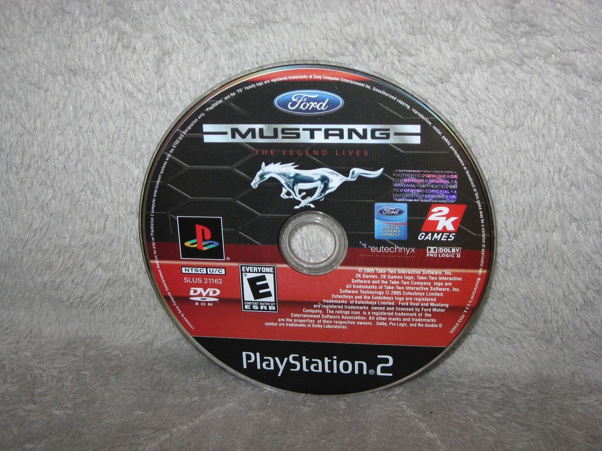 Playstation 2 PS2 Video Game Ford Mustang The Legend Lives