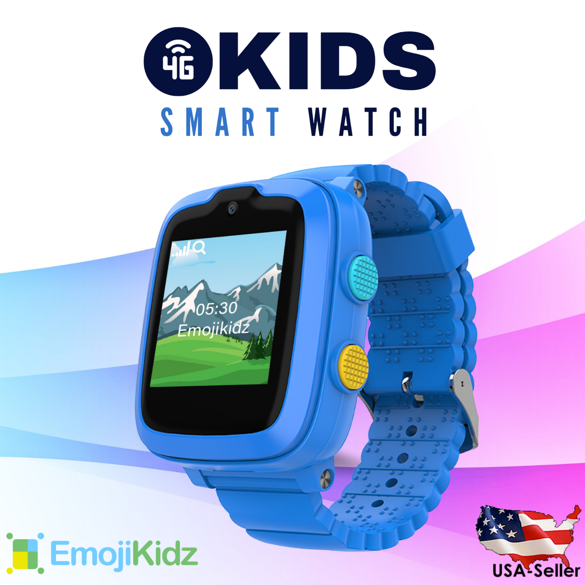 2023 Model Smartwatch -4G Kids Smart Watch w/ GPS Tracker Touch