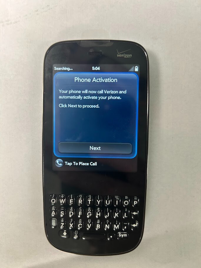 Palm Pixi Plus P121EWW - Black ( Verizon ) webOS Smartphone 3G (Network Ended)