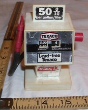 BUDDY L TEXACO GAS PUMP TOY ACCESSORY 1960s