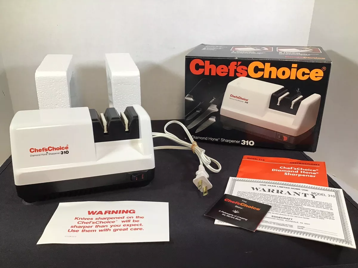 Vintage Chefs Choice Diamond Hone Electric Knife Sharpener Model