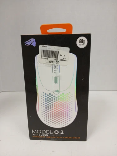 Glorious Model O 2 Wireless Ultralight Gaming Mouse, White
