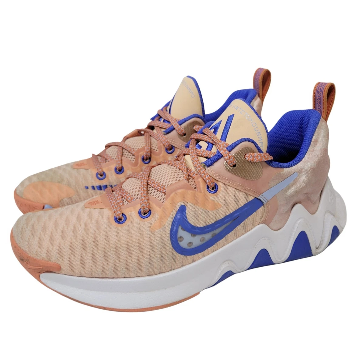 Nike Giannis Immortality Arctic Orange CZ4099800 Mens Basketball Shoes Sz 10.5 Nike Giannis Immortality Basketball Sneakers Orange Pink  main image 3