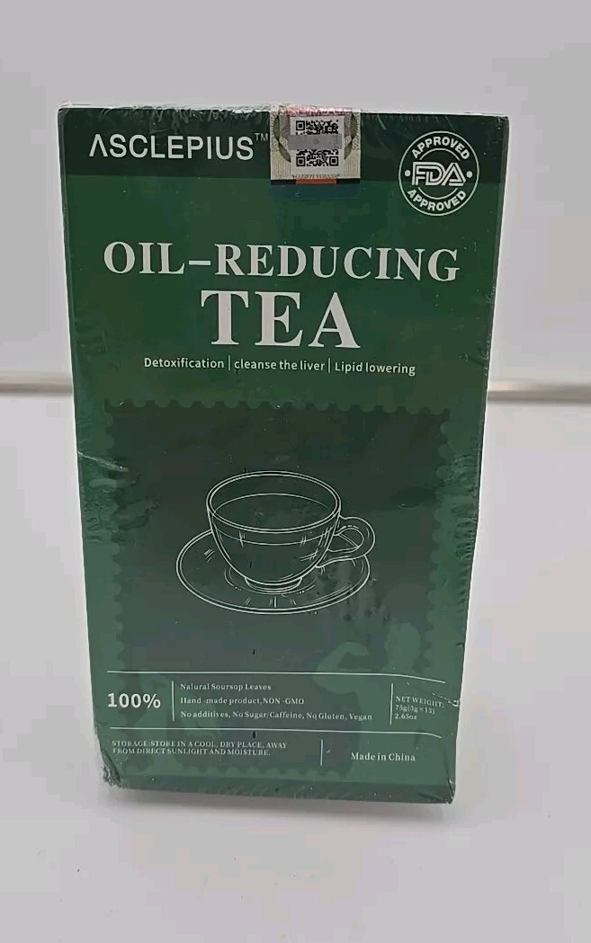 Oil-Reducing Tea-10 Herbal Oil Cleansing Tea for Liver Exp 11/25 Sealed