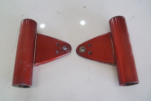 71-73 Yamaha Enduro Headlight Mounts Bracket Fork Ears AT1 CT1 DT1 RT1 Candy Red