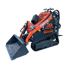 0.75 Ton, Stand-On Skid Steer Track Loader Crawler