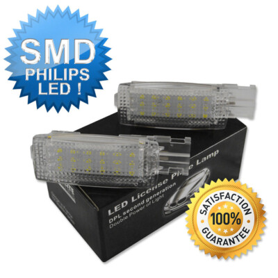2x LED MAKE-UP SPIEGEL SONNENBLENDE BELEUCHTUNG FÜR VW GOLF 4 5 6 PASSAT SHARAN