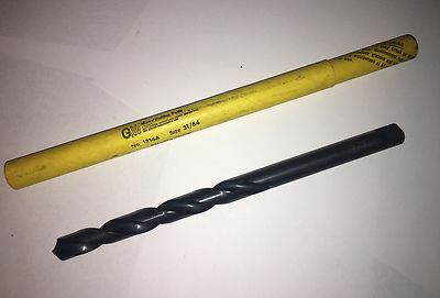 GW Morse Cutting Tools - 31/64'' Straight Shank Taper Length HSS Drill - NEW 