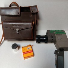 Canon Reflex Zoom 8 Movie Camera Bag 8mm C-8 Trigger Grip, Film, UNTESTED READ