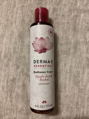 DERMA E Radiance Toner Glycolic Acid & Rooibos 6oz