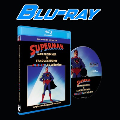 Superman Max Fleischer & Famous Studios Anaglyph 3D Collection Blu-ray