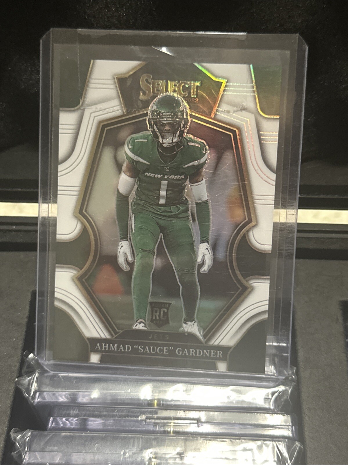 2022 Panini Select White  - Premier Level Ahmad Gardner #177 (RC)  /35