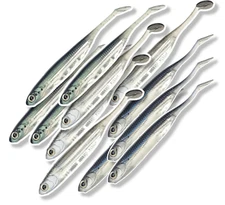  (12X)2" OR (10X)5"/4" realistic swim bait minnows fishing lures plus free gift