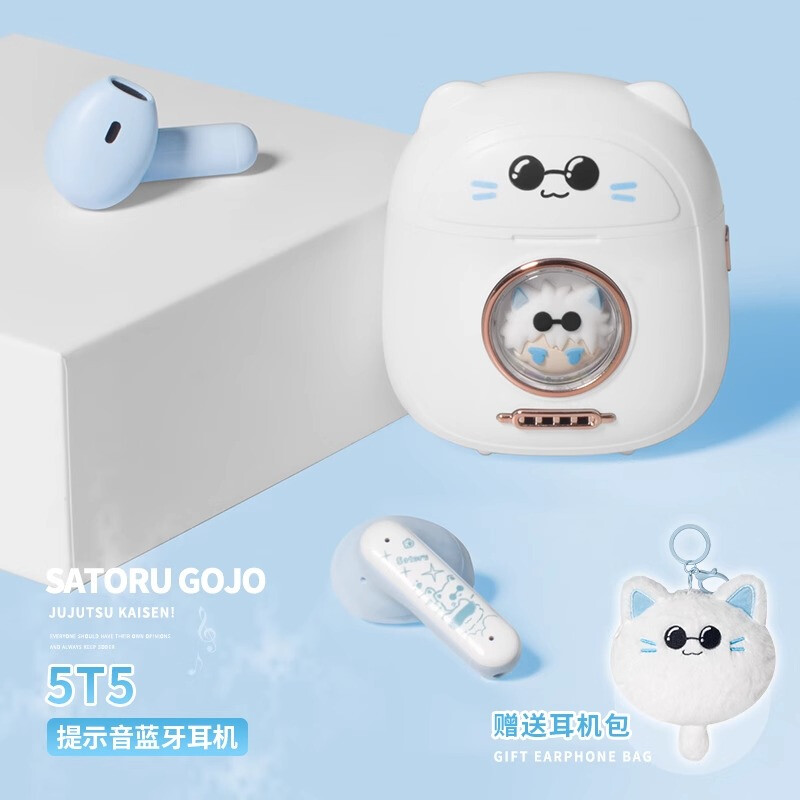Jujutsu Kaisen Bluetooth Earphone Satoru Gojo Wireless Headphone L