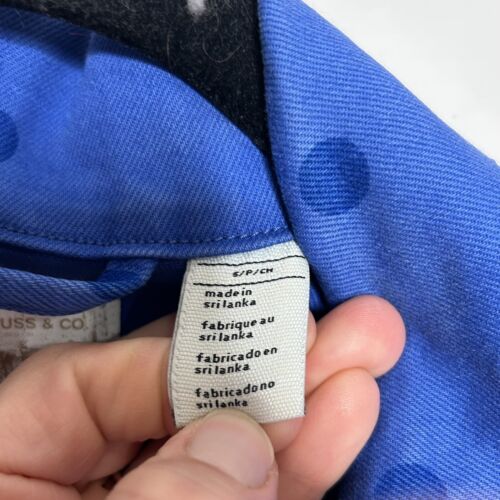 LEVI’S LEVI STRAUSS & CO GILET DENIM PICCOLO COTONE BLU A POIS - Foto 3 di 4