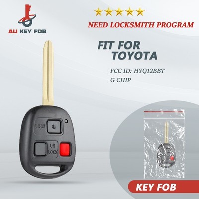 Key Fob fits 2010 11 12 13 14 Toyota FJ Cruiser Keyless Entry Remote HYQ12BBT-G
