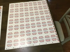 AMA Distributors Playing Cards Uncut Sheet printed by USPC in Cincinnati!