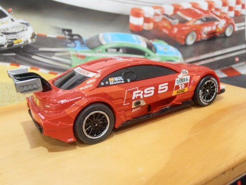Carrera GO!!! Audi A5 RSR DTM M.Molina Tuning :Rennmotor Haftreifen Magnet Achse - Bild 4 von 6