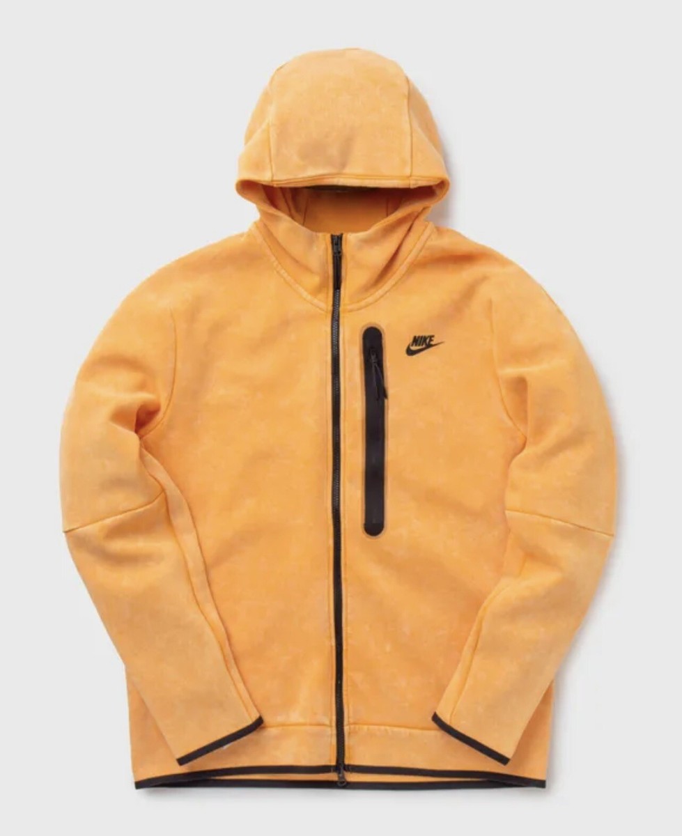 Nike Sportswear Tech Fleece Wash Full-Zip Hoodie Kumquat DM6515