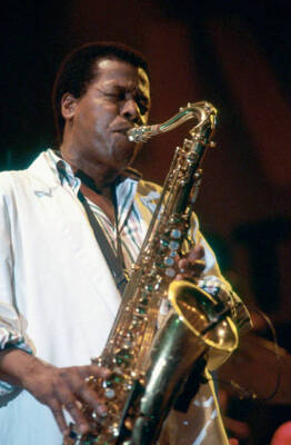 Wayne Shorter Performs On Stage In Hague 1988 Old Photo 1