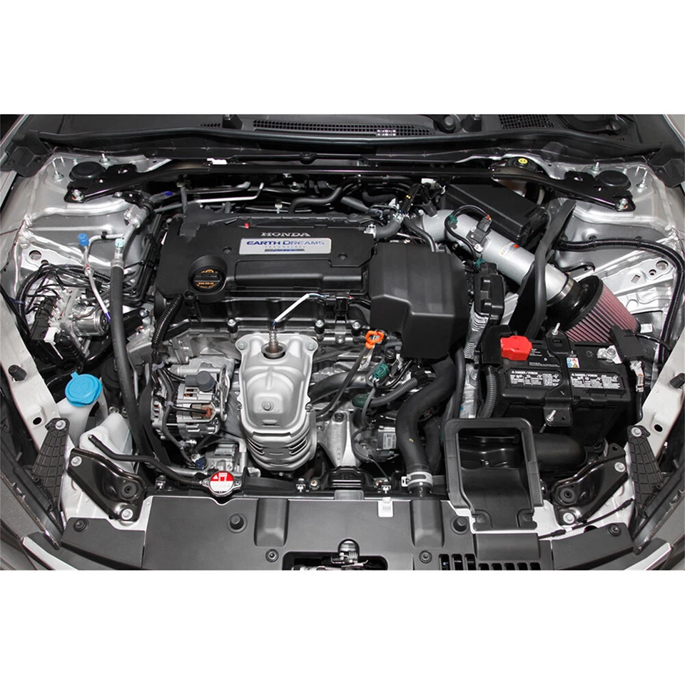 Kit de sistema de admisión de aire frío rendimiento K&N 69-1213TS para Honda Accord 13-17 2,4 L Foto 2 de 4