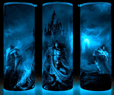 Glow in the Dark Castlevania Gabriel Belmont and Friends Dracula Cup Tumbler
