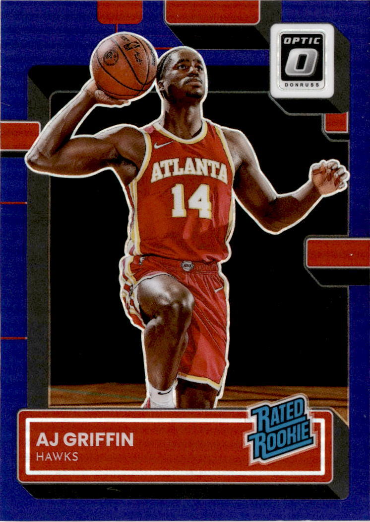 2022-23 Donruss Optic #204 AJ Griffin Purple Atlanta Hawks