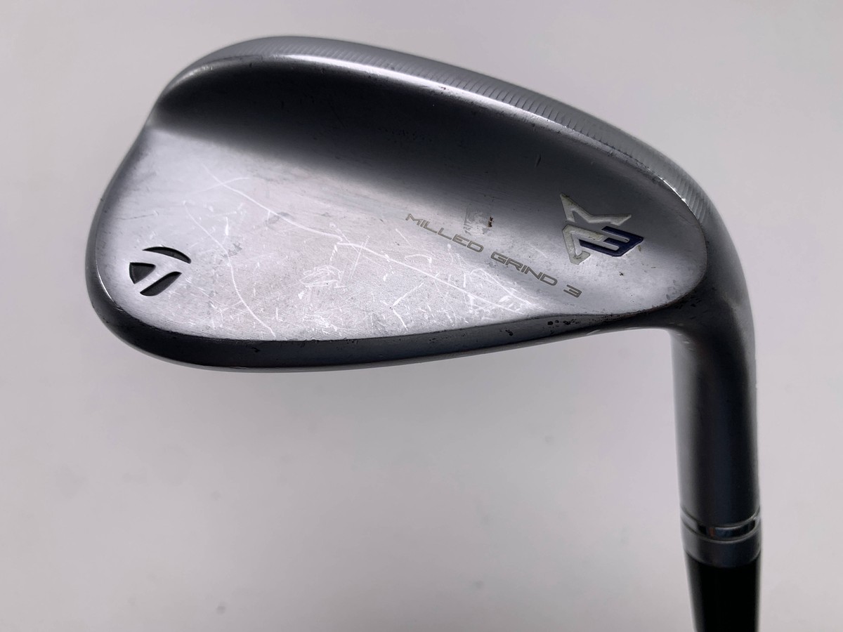 TaylorMade Milled Grind 3 Raw Chrome Wedge 56* 12 SB S200 Tour