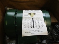 NEW DAYTON THREE PHASE FARM DUTY MOTOR 1 HP, RPM 1725, V 230/460 3N628