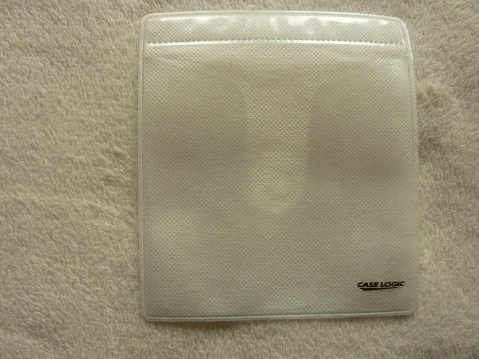 "Case Logic" - Sleeve CD-Hüllen CD Tasche 25 Stück für 50 CDs, weiß transparent - Bild 4 von 4