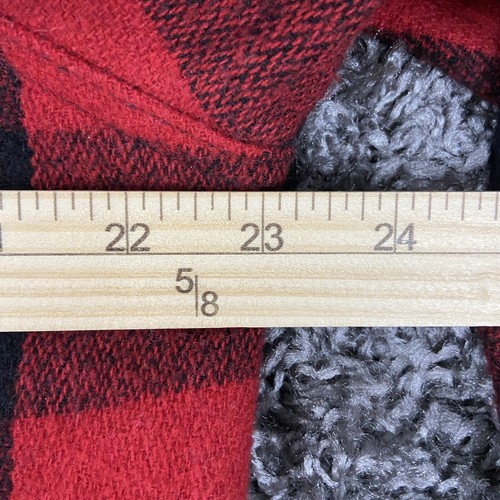Old Navy Flanellrot Büffelkaro Herren L Langarm Knopfleiste - Bild 7 von 8