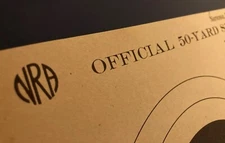 Vintage NRA Official 50-Yard Small Bore Rifle Target made by Outers Labratories