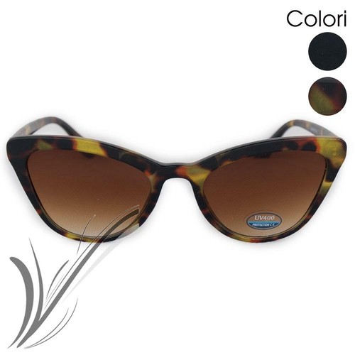 Occhiali a gatta occhi di cat eyes da donna ragazza sole protezione UV moda  2022 | eBay