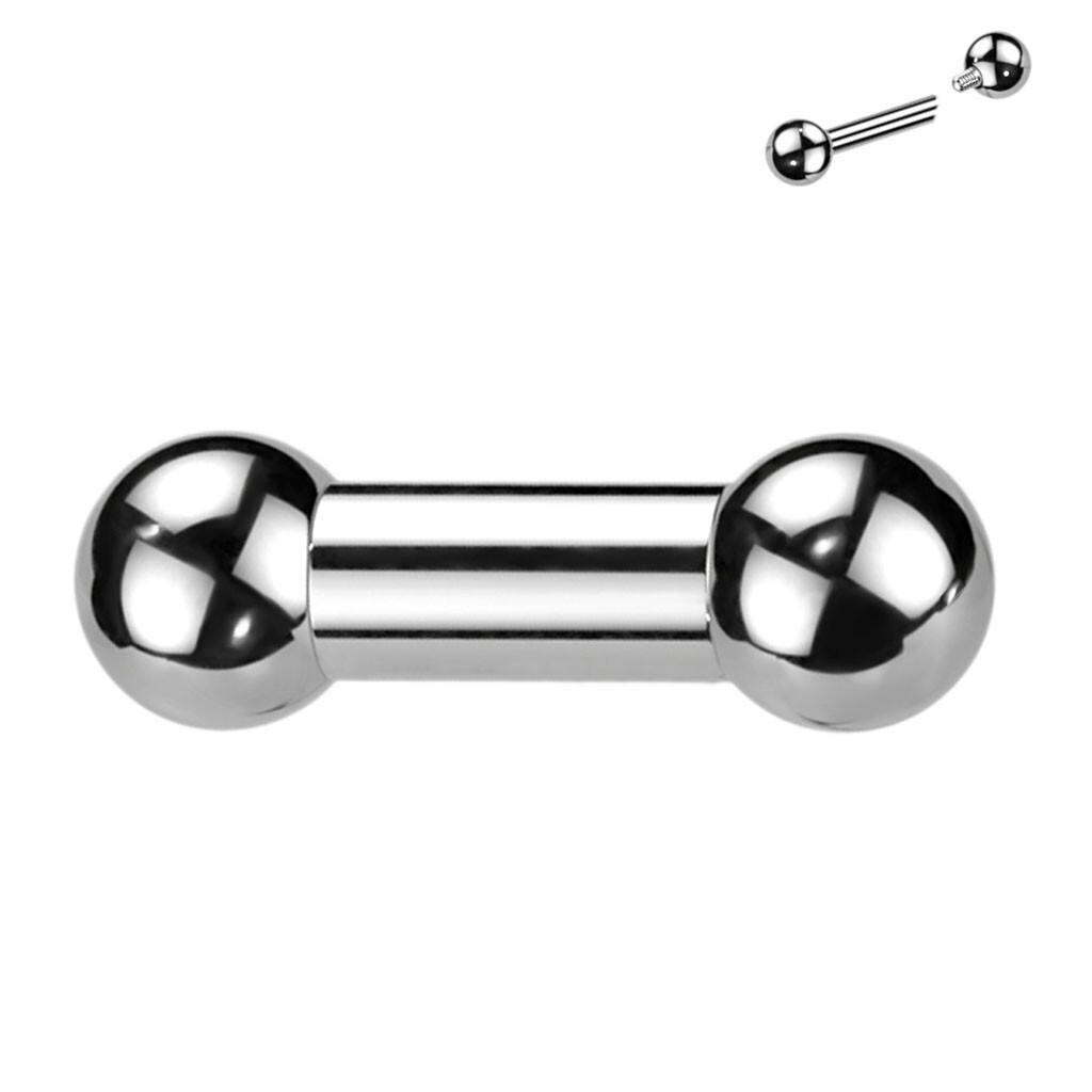 Barra Titan XXL Barra Gruesa Piercing Íntimo Pezón Pecho Piercing Mancuerna Barra Z261x
