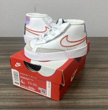 Nike Blazer Mid '77 SE Toddler Size 4C White Athletic Shoes Sneakers DJ0268-100