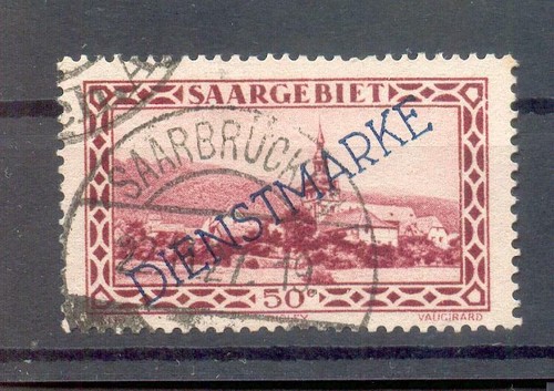 Saar 18 Pfiv Abart Stamped BPP (15990