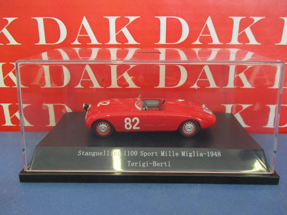 Die cast 1/43 Modellino Auto Stanguellini 1100 Sport Mille Miglia 1948 Tergi - Immagine 4 di 4