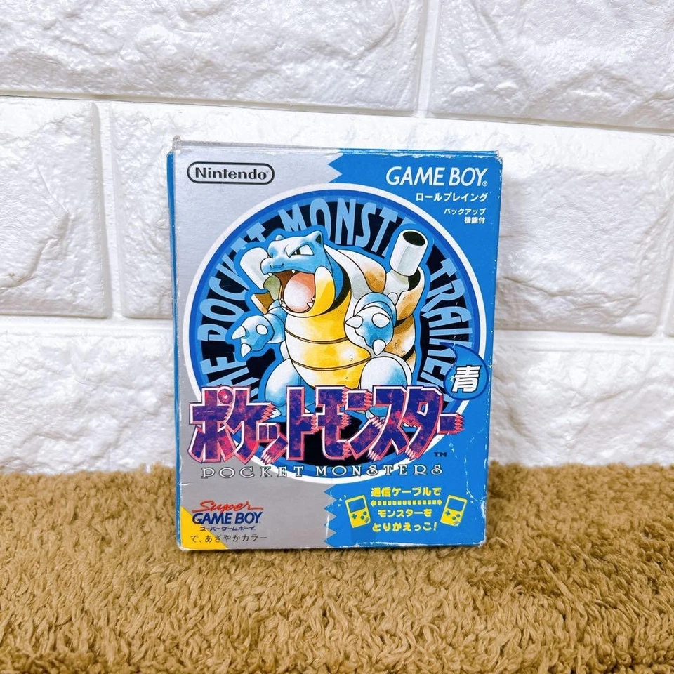 Pokemon Blue Japanese Blastoise 009 Nintendo Gameboy NTSC-j version From Japan - Image 2 of 4