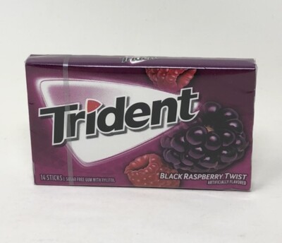 Trident Black Raspberry Twist-1 Pack Containing 14 Sticks New | eBay