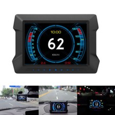 Obd2gps Head Up Display Digital Car Speedometer Hud Gauge Rpm Water Temp Alarm