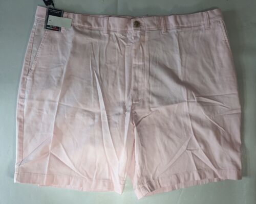 Clearance- Size 46 Big Roundtree & Yorke Casuals Chino Flat Shorts 9"I Pink