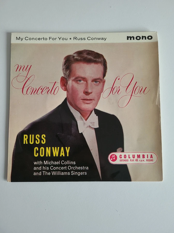 Russ Conway"My Concerto For You" UK Columbia Records 7" EP 45rpm  - Image 3 of 4