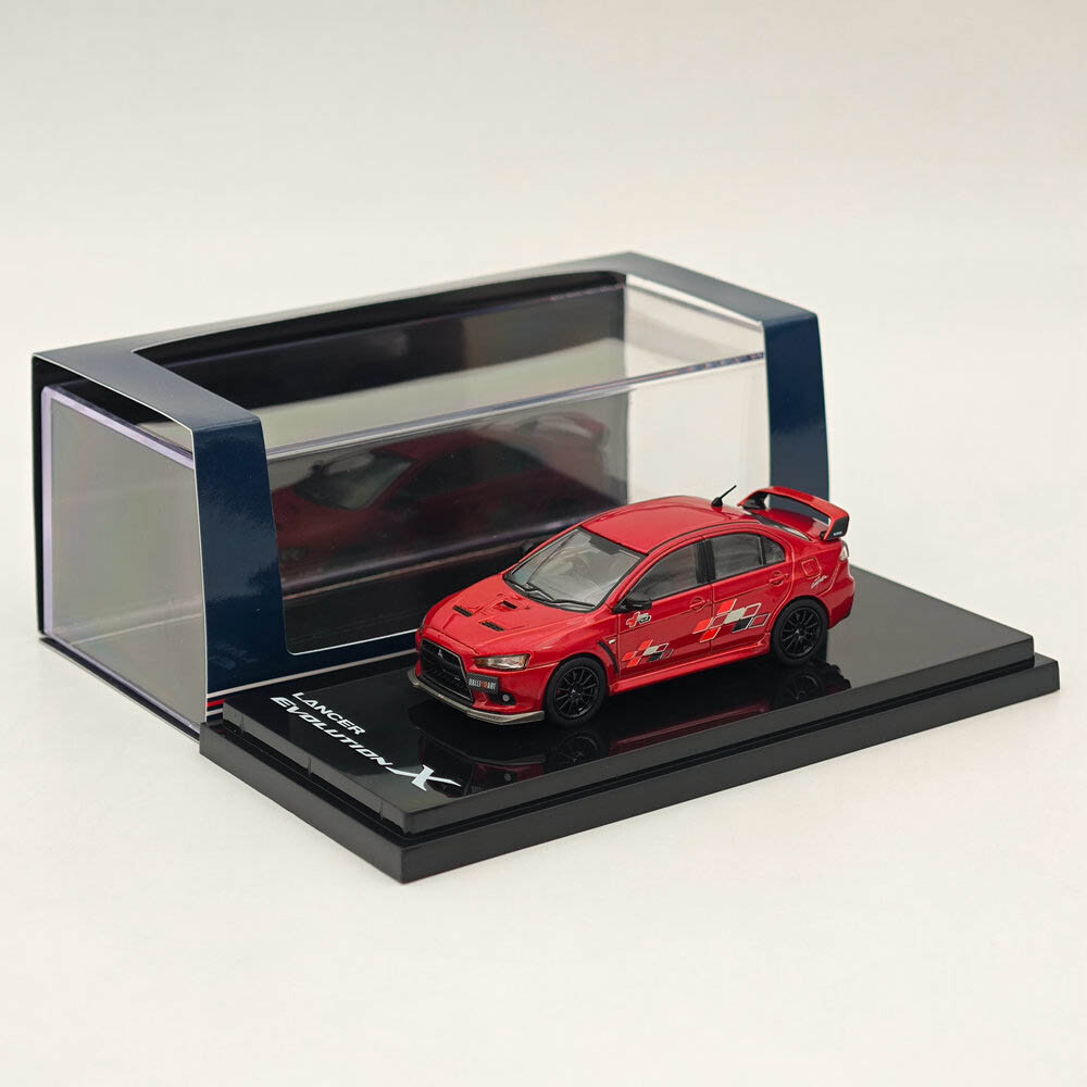 Hobby Japan 1/64 Mitsubishi Lancer Evolution X RALLIART Red