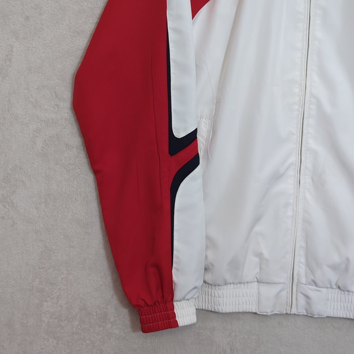 Vintage Olympique Lyonnais Jacket Umbro Lyon Sz.S White Red Track