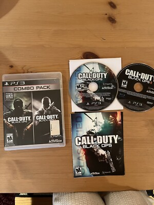 Call of Duty: Black Ops and Black Ops 2 (Sony PlayStation 3, 2015) Complete