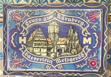 Haeberlein Metzger N&uuml;rnberger Lebkuchen Blechdose N&uuml;rnberg Vintage shabby